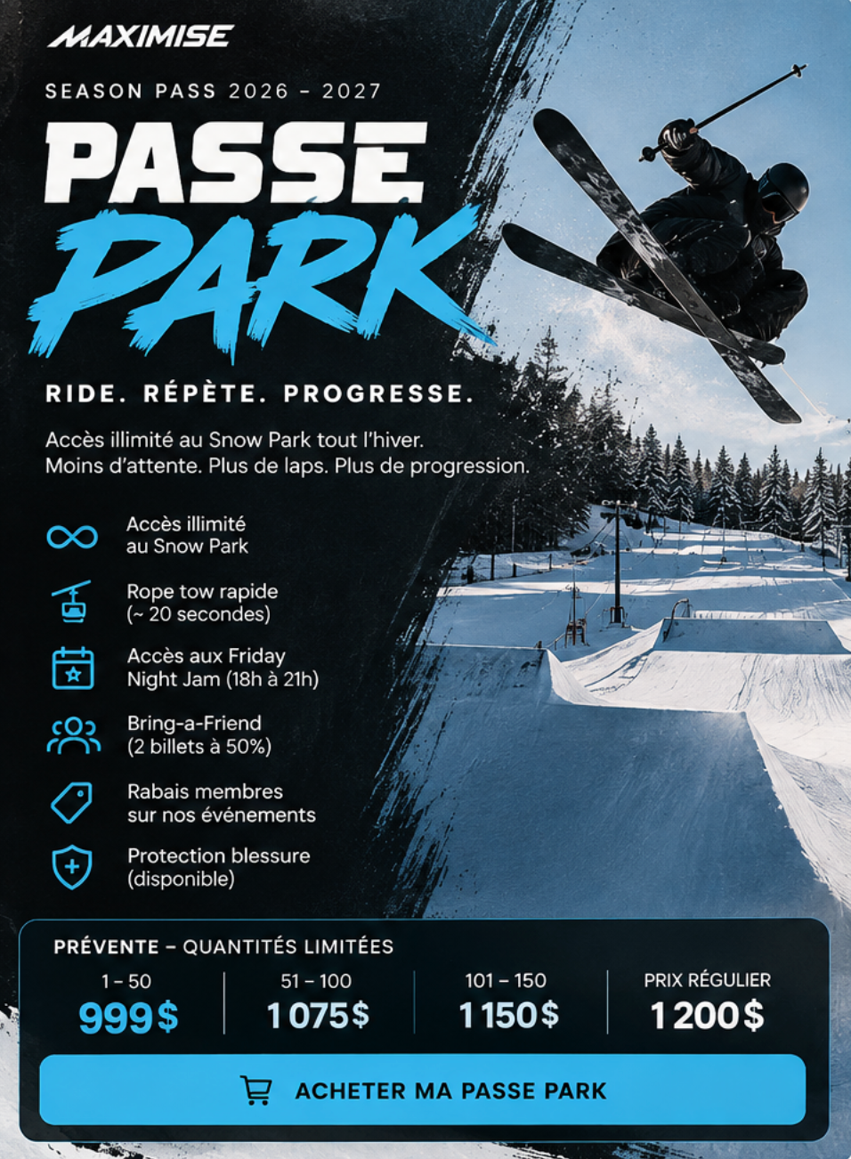 Passes de saison (Prévente)